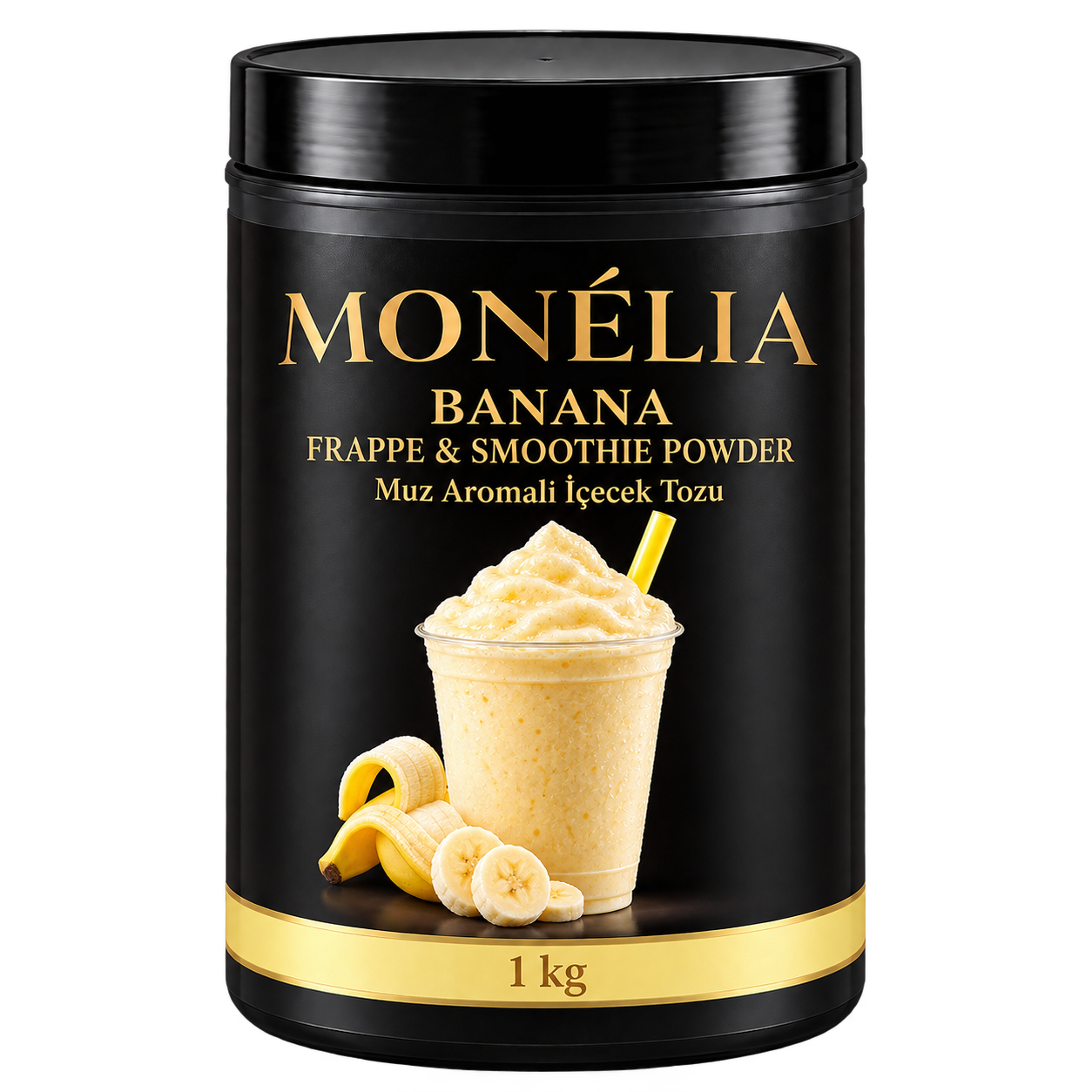 MONÉLIA مسحوق فرابيه وسموذي الموز