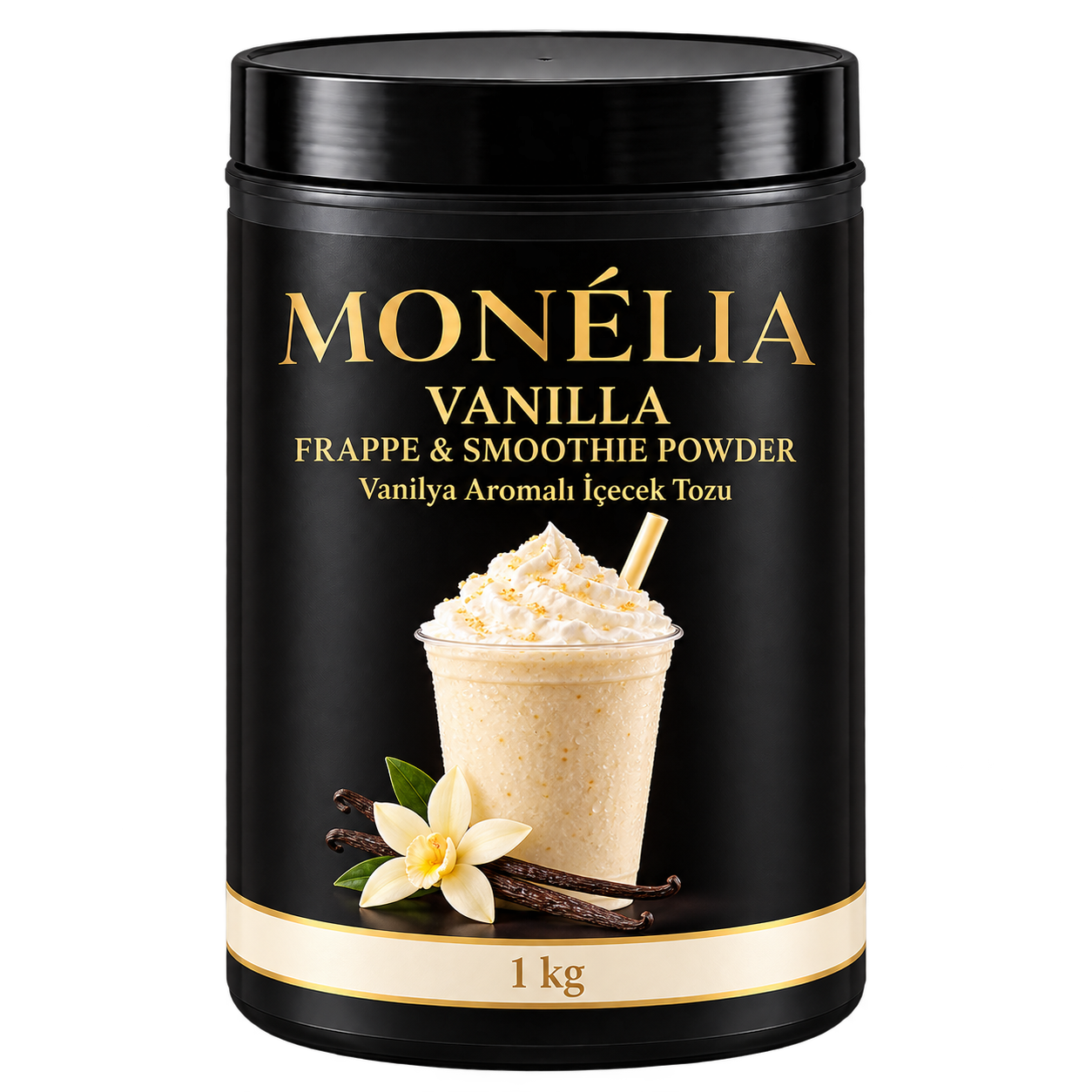 MONÉLIA مسحوق فرابيه وسموذي الفانيليا