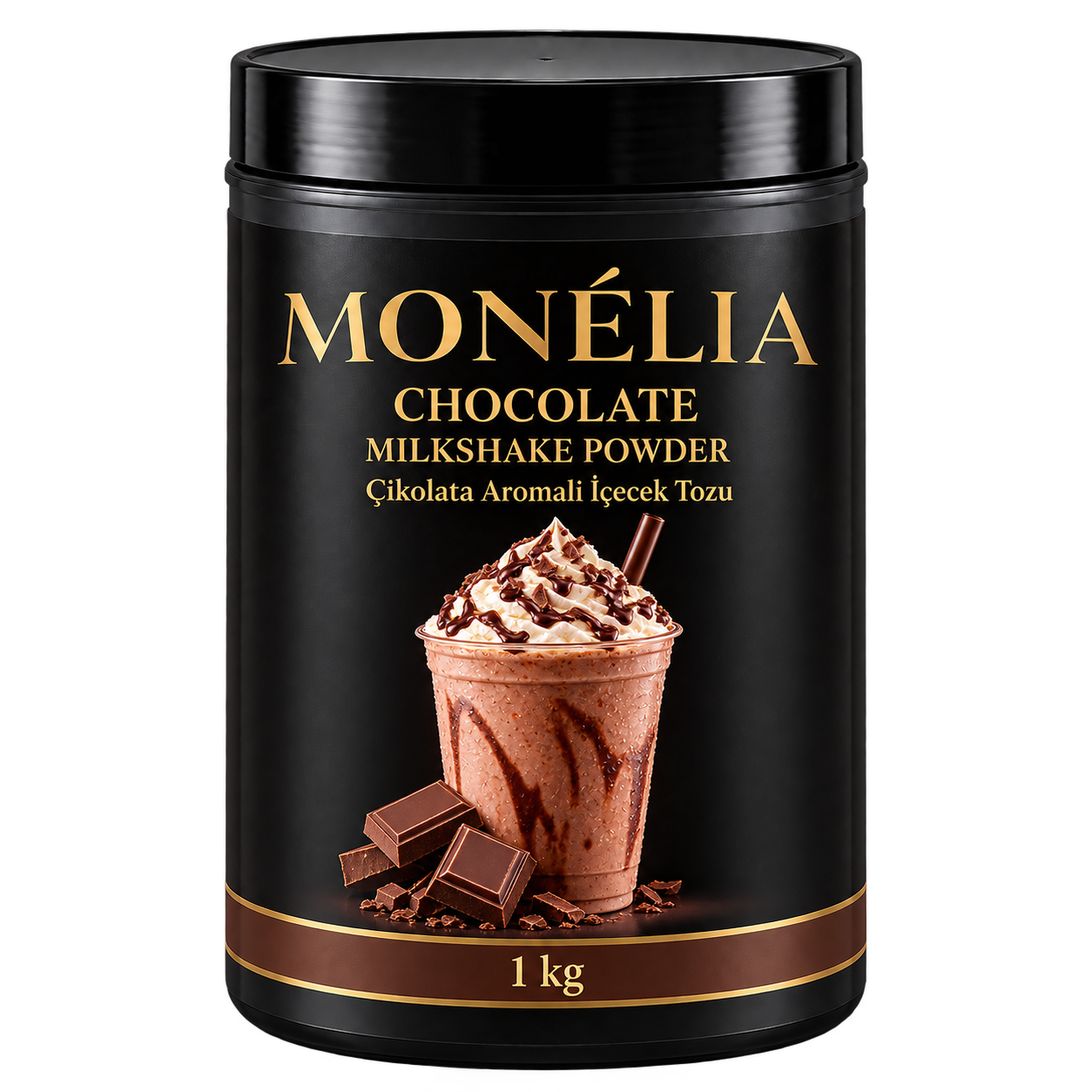 MONÉLIA مسحوق ميلك شيك الشوكولاتة