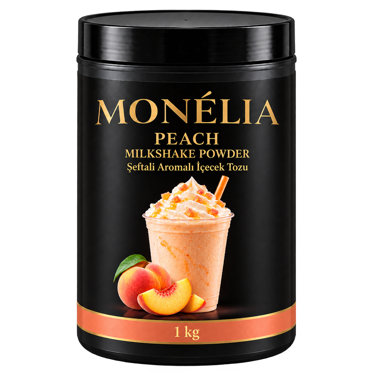 MONÉLIA مسحوق ميلك شيك الخوخ