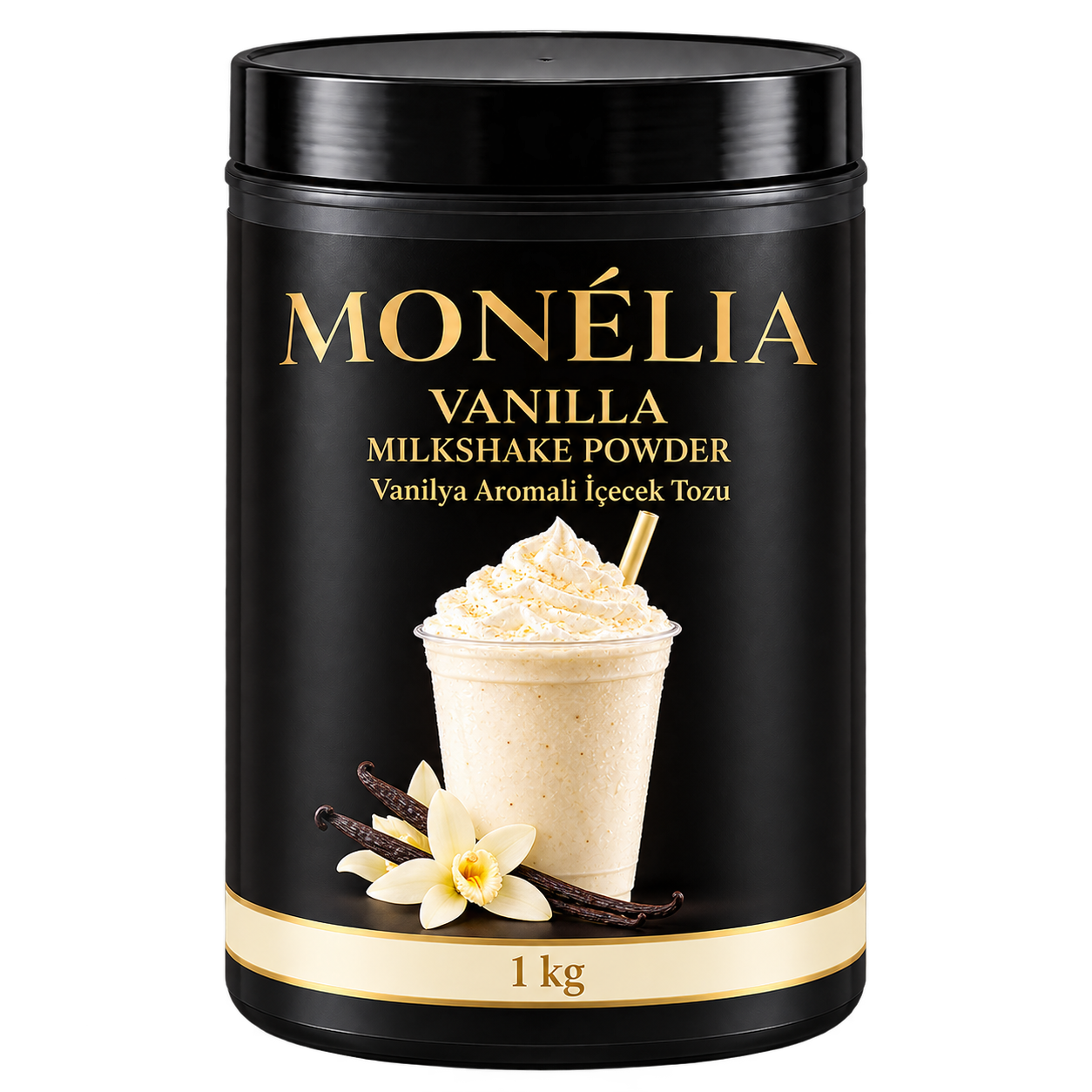 MONÉLIA مسحوق ميلك شيك الفانيليا